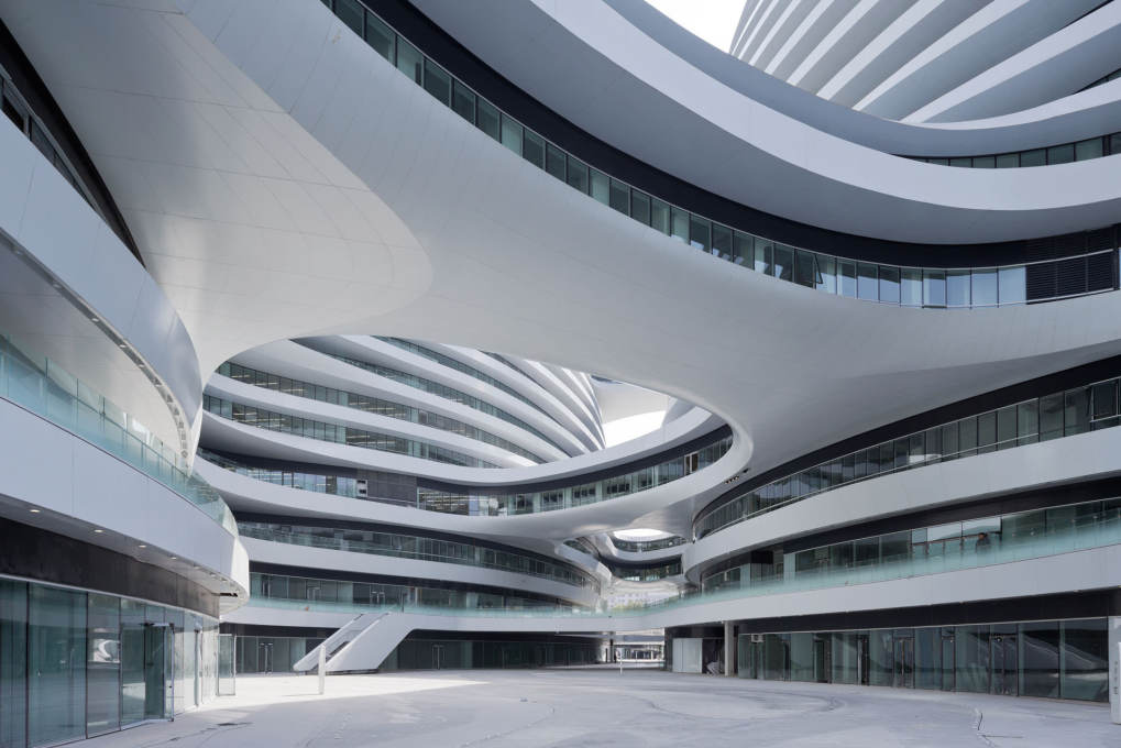 The new Galaxy Soho complex designed by Zaha Hadid Architects. (Photo: Iwan Baan)