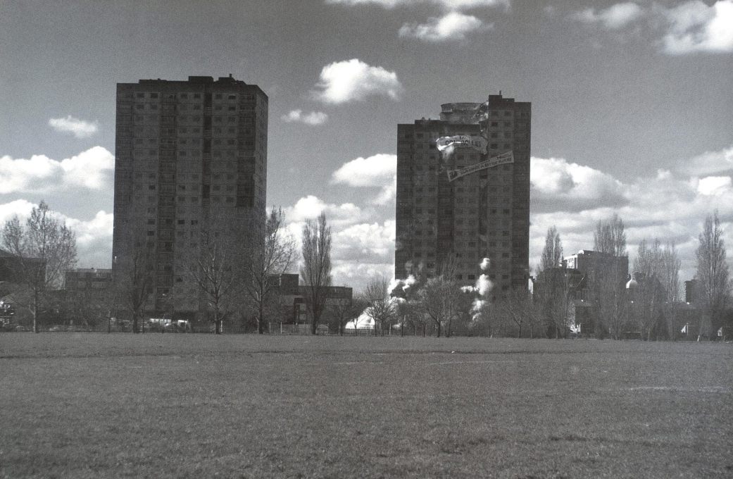 Now you see it: Rachel Whiteread&rsquo;s &ldquo;B: Clapton Park Estate, Mandeville Street, London E5; Bakewell Court; Repton Court&rdquo;, March 1995. (Photo: Tate)