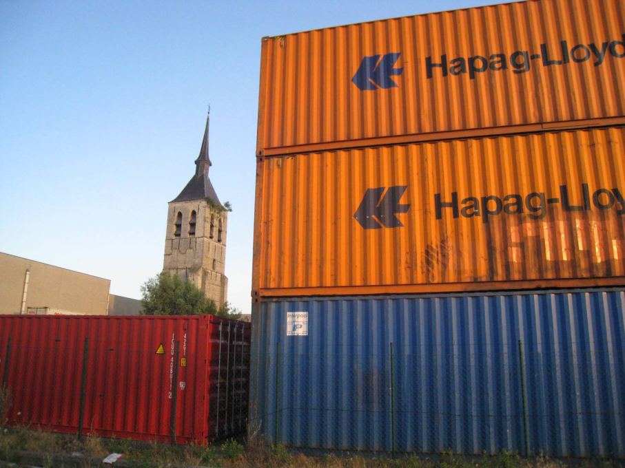 &ldquo;The sight of a church within a modern container port is a surreal and rare injection of cultural heritage within the rugged movement of machines and commerce.&rdquo; (Photo: Jennifer Cooper)