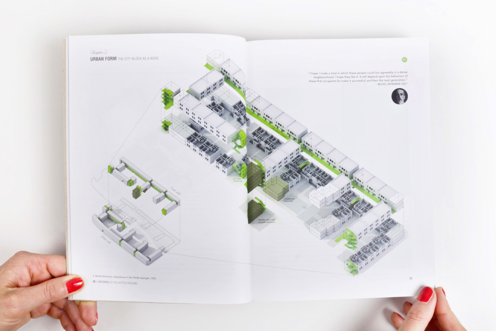 Urban form is analysed through clear axonometrics by &Aacute;lex S. Ollero...