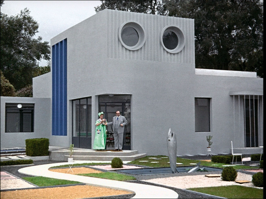 Still of the Villa Arpel from Mon Oncle, 1958. Directed by Jacques Tati; Set by Jacques Lagrange. (Photogramme: Les Films de mon Oncle)