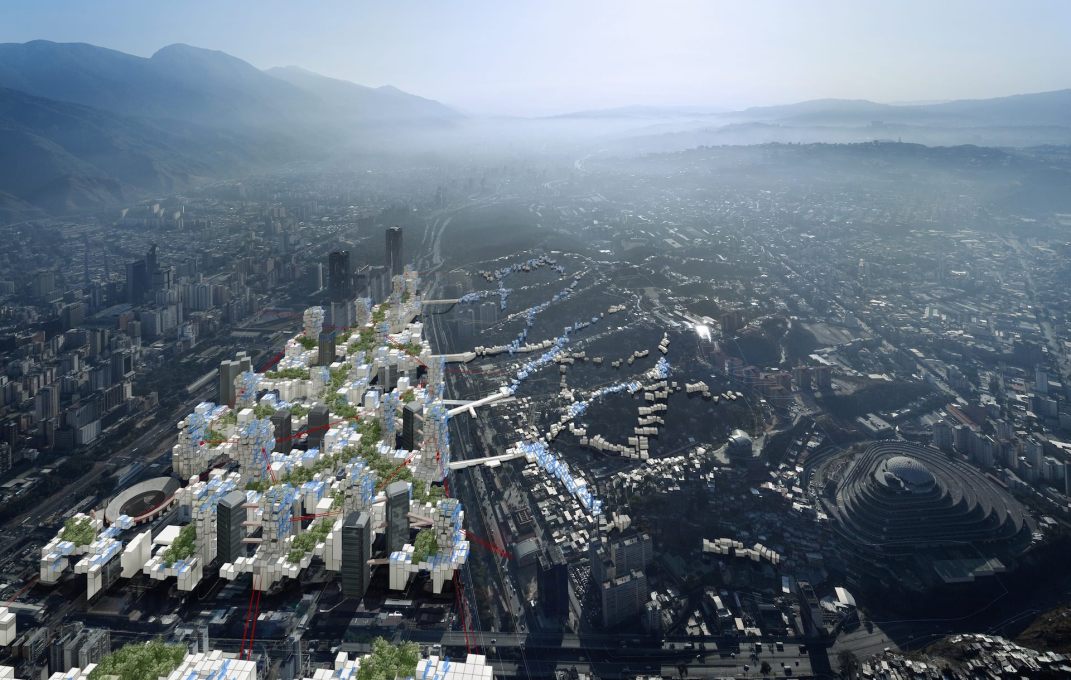 New Vision: extrapolation of the Torre David model of urban development (Image: Urban-Think Tank)