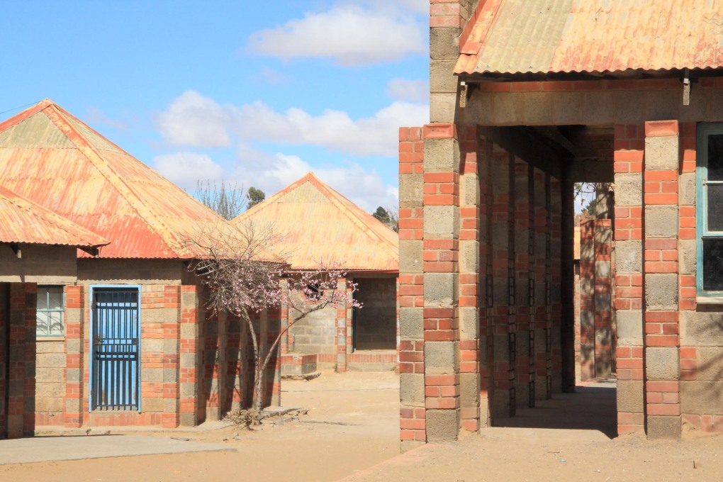 Qoaling Peoples&rsquo; Facility, Maseru. The concrete block pier construction system it uses can accommodate either stone, site-constructed concrete blocks or clay bricks as infill &ndash; whatever is most accessible on site.