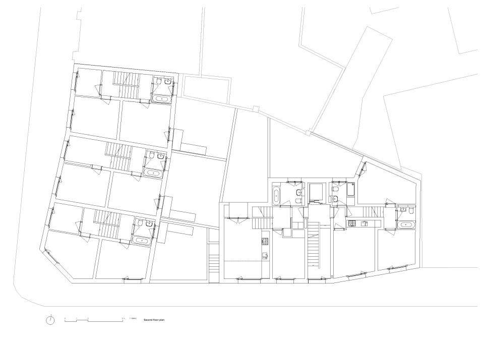 Second floor plan. (Courtesy Jaccaud Zein Architects)