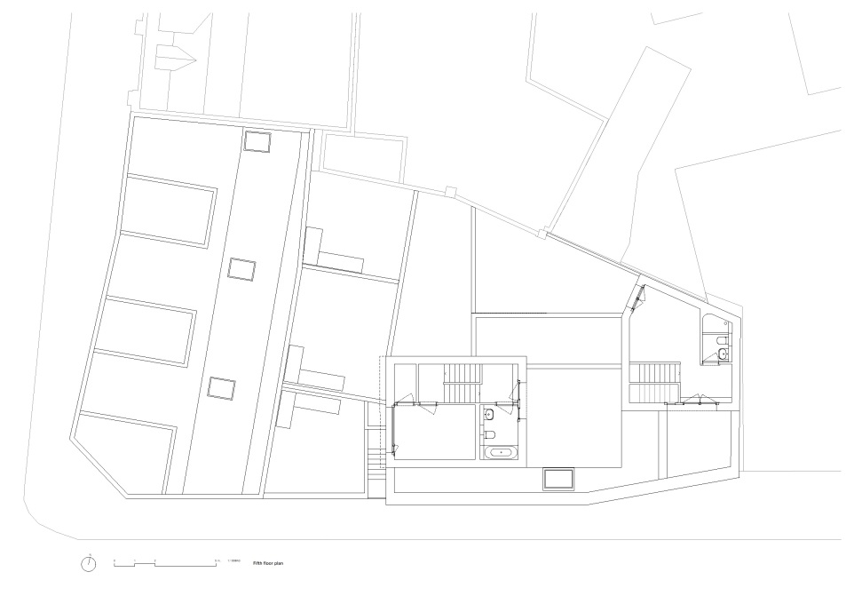 Fifth floor plan. (Courtesy Jaccaud Zein Architects)