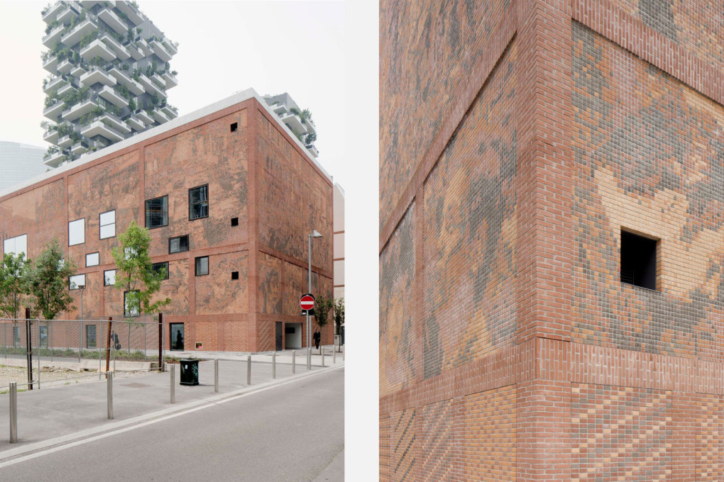 The House of Memory in Milan, though relatively modest in dimensions, gives off an aura of monumentality, holding its ground even against another Stefano Boeri&rsquo;s &ldquo;Vertical Forest&rdquo; residential high-rises. (Photos: Stefano Graziani)