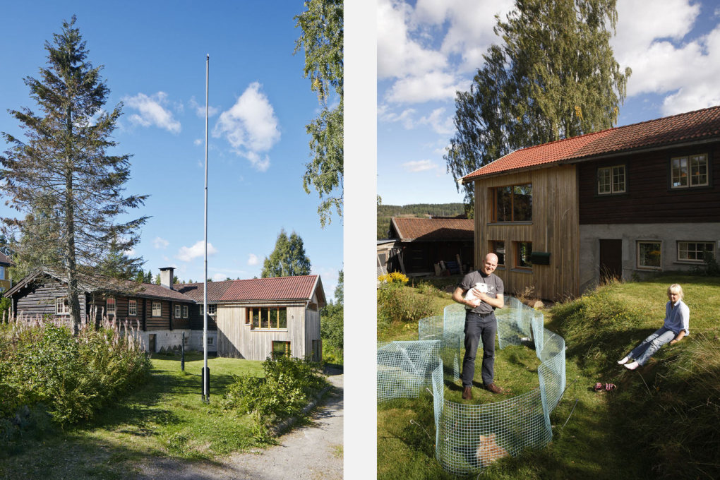 ...for biologist Jeroen van der Kooij and his family, and is situated on the outskirts of Oslo, where the city meets the forest. (Photos: Ivan Brodey)