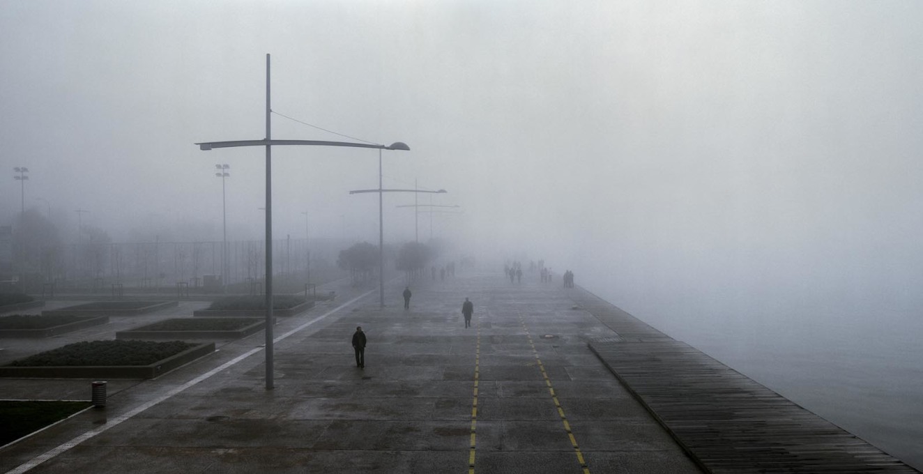 Seafront in fog I,&nbsp;from Default Landscapes (2012).