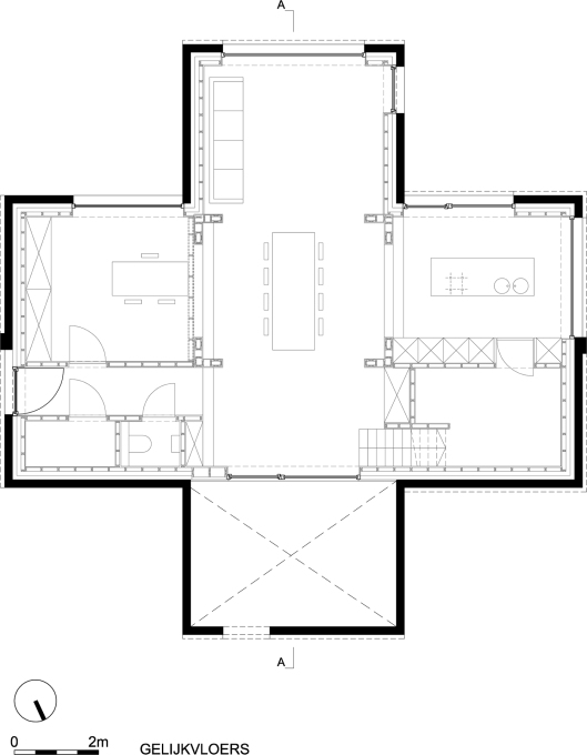 Ground floor plan. (Image: BLAF Architects)