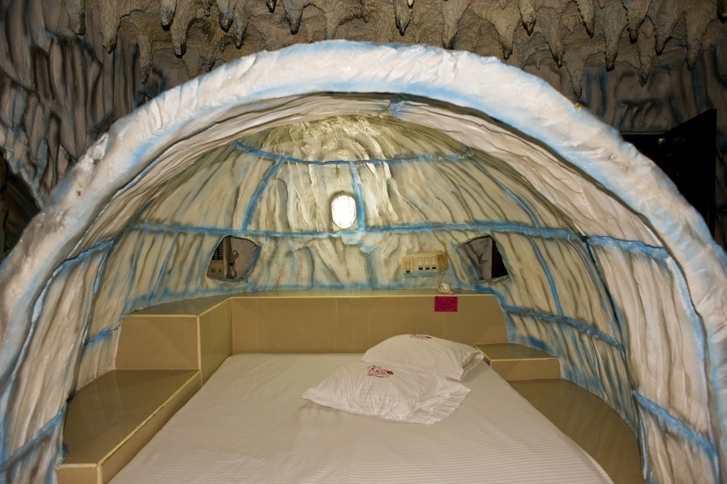 Or more privacy in the igloo.