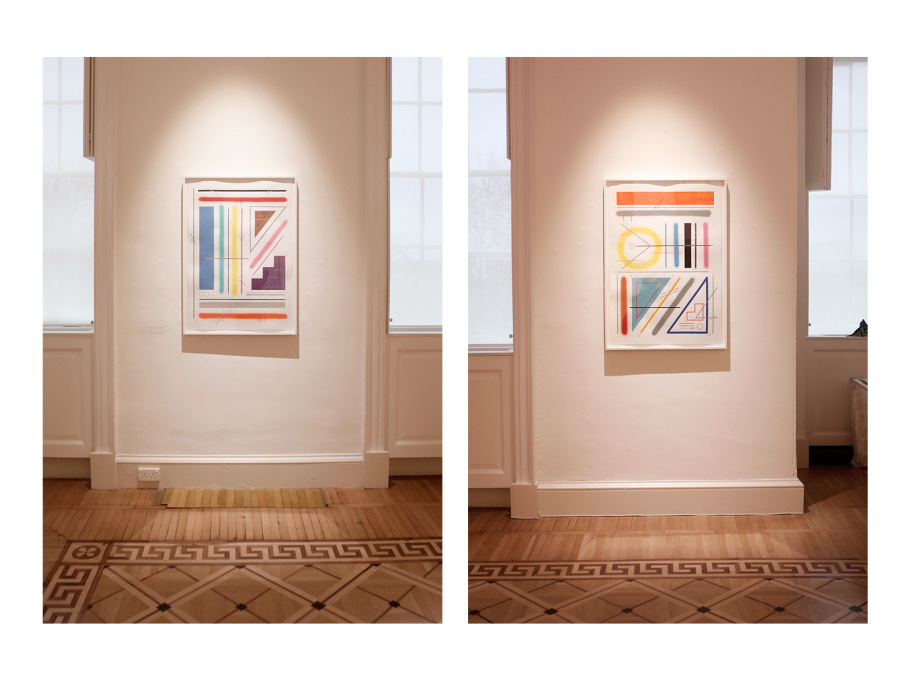 Sixe Paredes,&nbsp;&ldquo;Untitled 2&rdquo; and&nbsp;&ldquo;Untitled 3&rdquo; on display at &ldquo;Venturing Beyond&rdquo;.