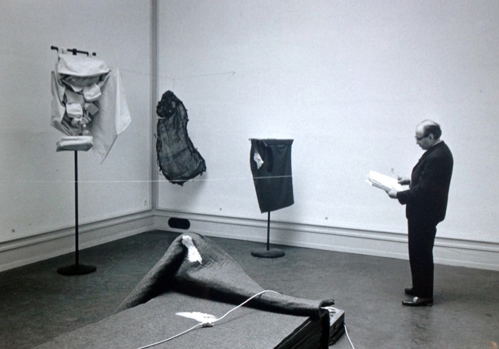 Harold Szeeman&rsquo;s seminal 1969 exhibition at Kunsthalle Bern, &ldquo;When Attitudes Become Form,&rdquo; has been reproduced this year in Venice. (All photos: Attilo Maranzano/Fondazione Prada)